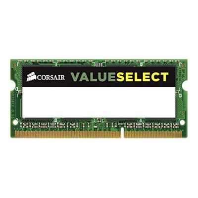 Obrázek Corsair Value Select SODIMM 4GB (1x4GB) DDR3 1600MHz C11 paměť pro notebooky/notebooky CMSO4GX3M1C1600C11 zelená
