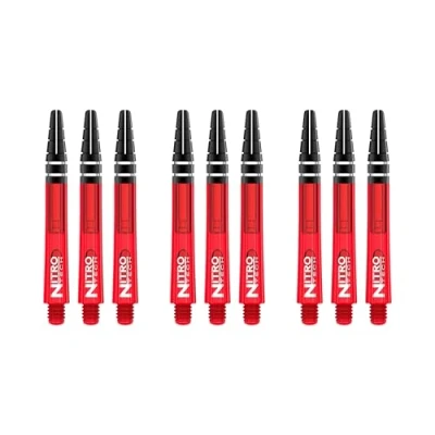 Obrázek RED DRAGON Nitrotech, 3 kusy v balení (9 násad celkem) s kartičkou puntíky, červená, M