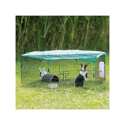 Obrázek Kovová ohrádka TRIXIE Natura pro hlodavce se síťkou 116x38cm