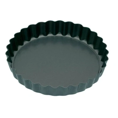 Obrázek KitchenCraft formy na hrnce / quiche misky s nepřilnavým povrchem a losovými policemi, 10 cm, 4dílná sada