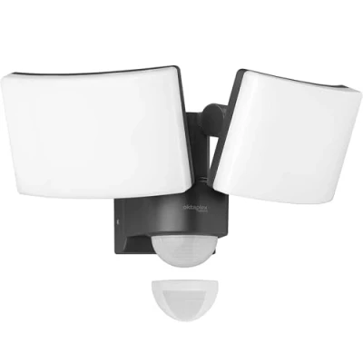 Obrázek Oktaplex lighting LED zářič s detektorem pohybu venkovní Cali Dos Motion IP65 dvě hlavy 40 W 3000 K teplá bílá reflektor antracitový funkcí Master