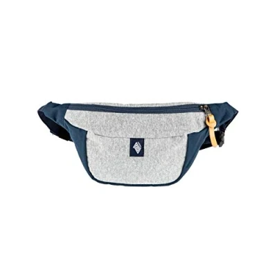 Obrázek Hip Bag, stylová náprsní taška, taška na opasek se 2 přihrádkami, cestovní balení, Heritage přes rameno, festival ledvinka, 25 x 14 8 cm, ranní kecy