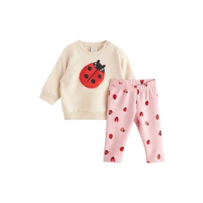 Obrázek Lindex SET Mikina pro děti, Velikost: 98, Light beige