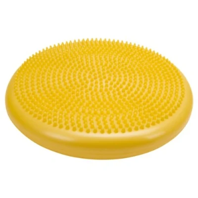 Obrázek CanDo balanční polštář s nopky, sedací polštář, nafukovací, disk, průměr 35 cm, žlutý