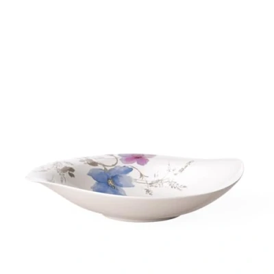 Obrázek Villeroy &amp; Boch Mariefleur Gris hloubka miska 29 cm bílá/barevná, vhodná do myčky nádobí, mikrovlnné trouby, na přílohy a saláty, bowl, müsli, salátová mísa, prémiový