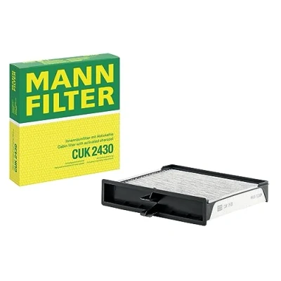 Obrázek MANN FILTER Interiérový filtr CUK 2430 pylový s aktivním uhlím pro osobní automobily