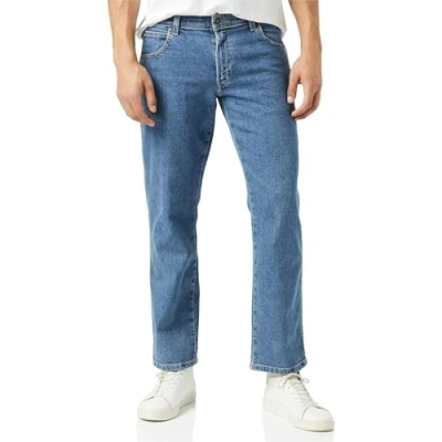 Obrázek Wrangler Pánské Durables Regular Fit Jeans, Stonewash