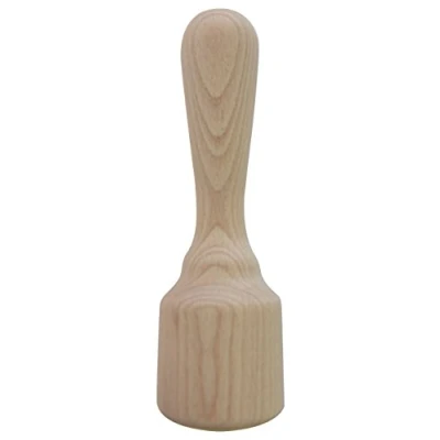 Obrázek ELETTRO CENTER Art.152 Stößel mit flachem Boden, Holz, Braun