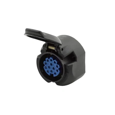 Obrázek HELLA Parkovací zásuvka 12 V 13pólová plast černá/modrá DIN/ISO: 11446 množství: 1 8HG 005 953 001