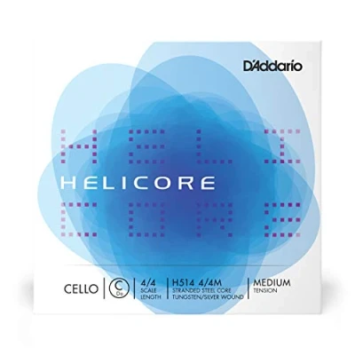 Obrázek D&#039; Addario H511 4/4L Helicore cello jednotlivá &#039;struna A&#039; Titanium Umsponnen