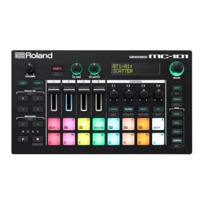 Obrázek Roland MC 101 AIRA DJ Groovebox výrobní studio do kapsy kalhot černá
