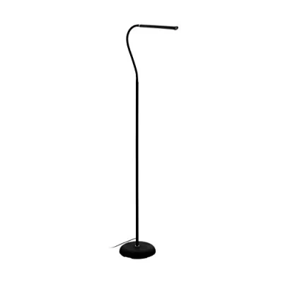 Obrázek EGLO LED stojací lampa Laroa, s dotykem, stmívatelná ve stupních, z plastu v černé barvě, svítidlo, kancelářská neutrální bílá