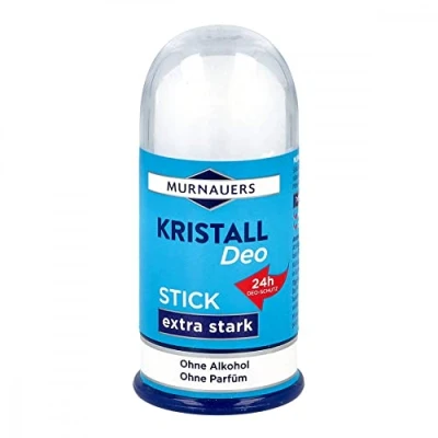 Obrázek Murnauers Krystal Deo Stick, 24h ochrana, jemný a šetrný k pokožce, bez alkoholu, 100 g
