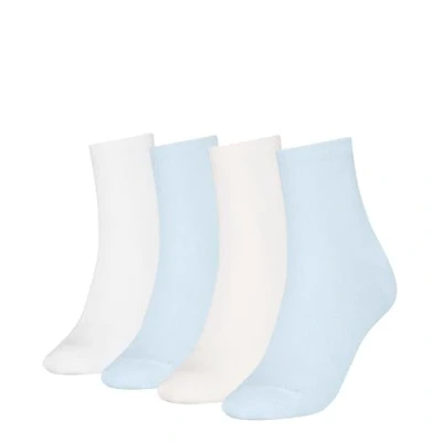 Obrázek Tommy Hilfiger Women Casual Short SOCK 4 PACK Ponožky, Ženy, Velikost: 39 42, Light blue