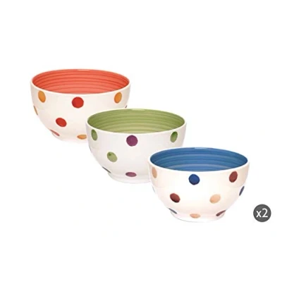 Obrázek Molecuisine Kleine Schüssel 6er Set Pois mehrfarbig