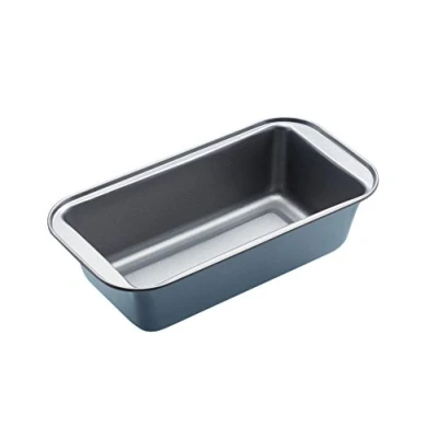 Obrázek KitchenCraft pánev na bochník, trvanlivý, odolný nepřilnavý povrch, kuchyňská vhodná do myčky nádobí, 21,5 x 11 6 cm, 1 pánev, stříbrná