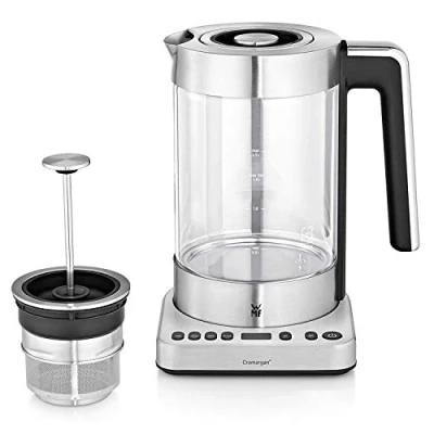 Obrázek Rychlovarná konvice WMF Lono 2 v 1 Vario, s nastavením teploty, 1,4 1,7 l, 3 000 W, skleněná čajová čajovým sítkem, udržování teplé funkce