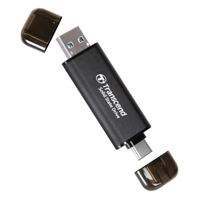 Obrázek Transcend 256GB USB 10Gbps ESD310 Portable SSD Solid State Drive TS256GESD310C Black