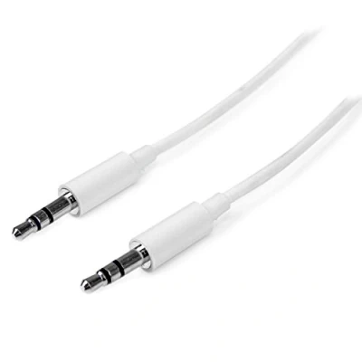 Obrázek StarTech.com 2 m stereo audio kabel 3,5 mm jack zástrčka/konektor bílý Aux
