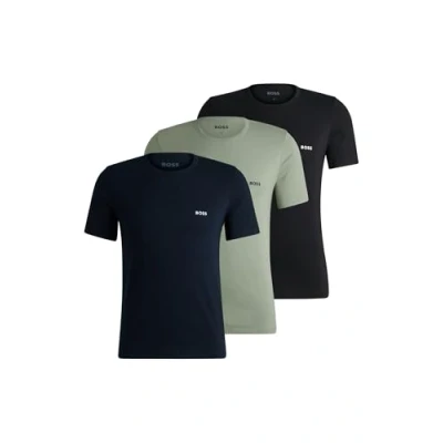 Obrázek BOSS Classic 3 PACK Pyžamový top, Muži, Velikost: Medium, Blue/black/green