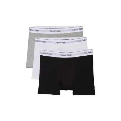Obrázek Calvin Klein Underwear Trunk 3 PACK Boxerky, Muži, Velikost: 4XL, Black/white/grey heather