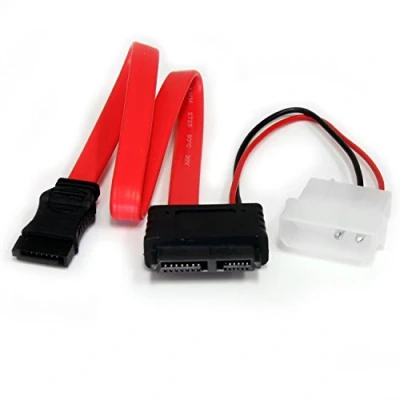 Obrázek StarTech.com 30 cm Slimline SATA na s napájecím kabelem LP4 / adaptérem kombinovaným