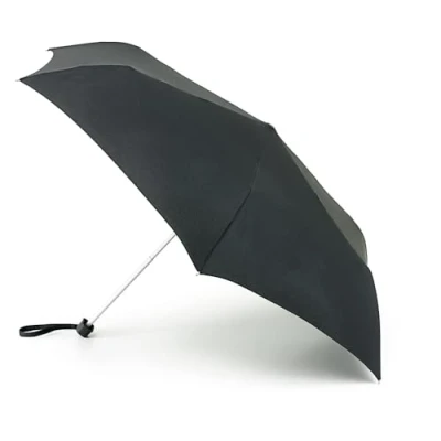 Obrázek Fulton Miniflat 1 deštník, unisex, pro dospělé, černý, černá, Moderní