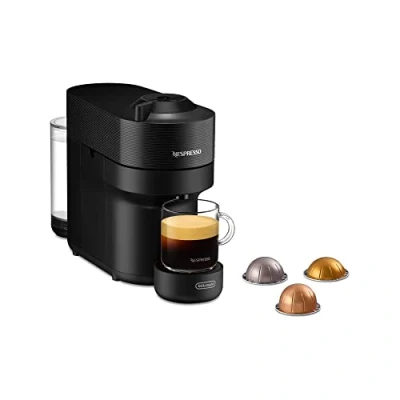 Obrázek Nespresso De&#039;Longhi ENV90.B Vertuo Pop, kávovar na kapsle 1350 W, barva Liquorice Black