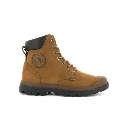 Obrázek Palladium Pánské tenisky Pampa Sport Waterproof High Sneaker, Braun Marron Mahogany Chocolate 728