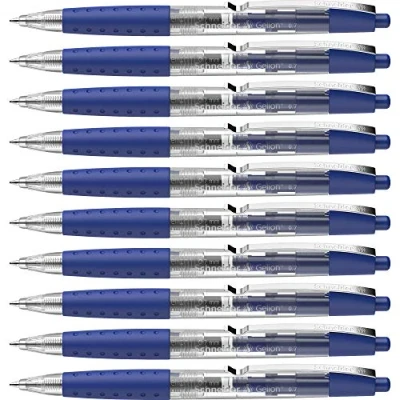 Obrázek Schneider Gelion Plus 101003 (vyměnitelná náplň, tloušťka linky F, ultra rychleschnoucí), balení 10 ks, modré
