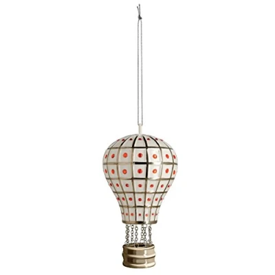 Obrázek Alessi MJ16 4 Mongolfiera skutečná dekorační koule porcelán Ručně zdobená., 7,20 x 12,50 cm