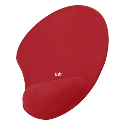 Obrázek T&#039;nB Ergonomická podložka pod myš s opěrkou dlaní gel červená, TSED100RD