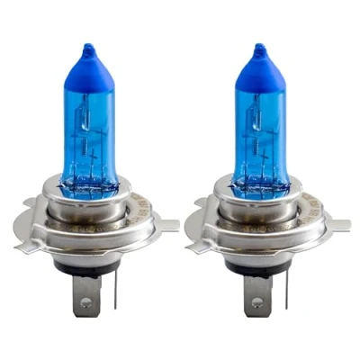 Obrázek Simoni Racing BIR/H19 halogenové žárovky &#039;Blue Ice Racing&#039; H19 (PU43T 3) (4200K) 12 V/60 55 W, sada à 2 kusy ECE R37