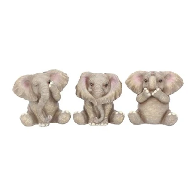Obrázek Nemesis Now DREI Elefantenbabys, 12 cm, grau