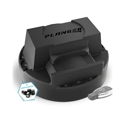 Obrázek PLANGER® zvedák gumová podložka plochá + 4 ventilační krytky (pro Mercedes Benz) na pojízdný vozový chrání osobní a SUV formou gumou