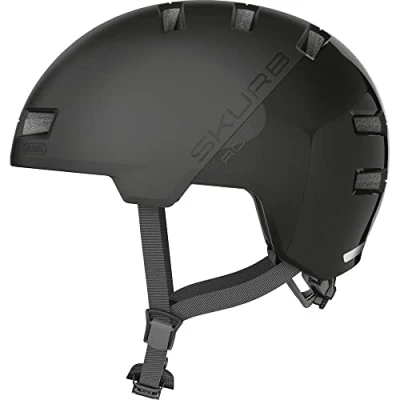 Obrázek ABUS Stadthelm Skurb ACE Stylischer Fahrradhelm im Alltag, beim Skaten, BMX Fahren oder Longboarden Schwarz, Größe S