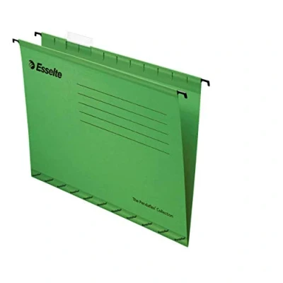 Obrázek Esselte závěsné soubory Pendaflex, formát Foolscap, 360 x 240 mm, 25 kusů, zelený