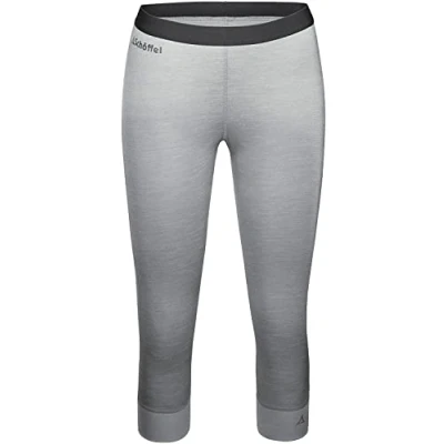 Obrázek Schöffel Dámské Merino sportovní kalhoty Short W, dlouhé spodky regulující teplotu, prodyšné termo legíny v délce 3/4
