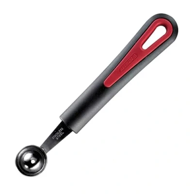 Obrázek Westmark Vydlabací lžíce / forma na ovoce a zeleninu, Ø 26 mm, délka: 17,3 cm, nerezová ocel/plast, gallant, černá/červená, 29222270