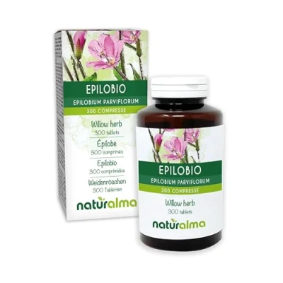 Obrázek Vrbová bylina (Epilobium parviflorum) zelí Naturalma 150 g 300 tablet doplněk stravy přírodní a veganská