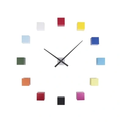 Obrázek Karlsson nástěnné hodiny DIY Cubic Multicolor Ø24,5 cm místo plast moderní obývací pokoj