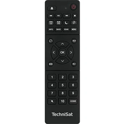 Obrázek TechniSat TECHNICONTROL DAB+ univerzální dálkové ovládání s možností učení pro vybraná digitální rádia, černé