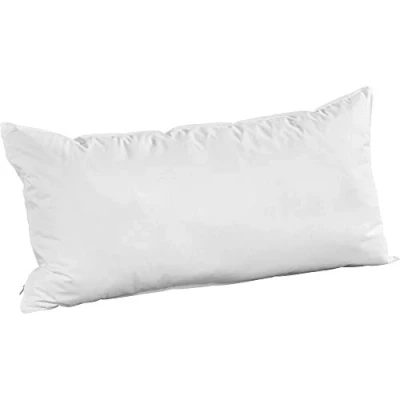 Obrázek Badenia Trendline Polštář Comfort s bavlněným potahem, 40 x 80 cm, bílý, certifikovaný Öko Tex, vyrobený podle německého standardu kvality