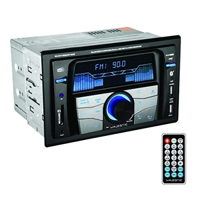 Obrázek Majestic SV 517 RDS BT DAB Autoradio FM Stereo DAB+ Bluetooth, Doppel DIN, USB/SD/AUX IN, USB Charger, 180W(45x4ch), schwarz