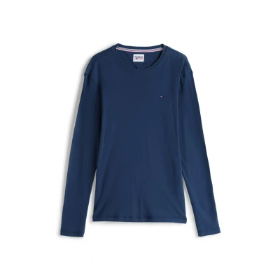 Obrázek Tommy Jeans Original SLIM FIT Top s dlouhým rukávem, Muži, Velikost: XS, Black iris