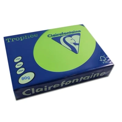 Obrázek Clairefontaine 1875C Ries papír do tiskárny / kopírky Trophee, intenzivní barvy, DIN A4, 80 g, 500 listů, máty, 1