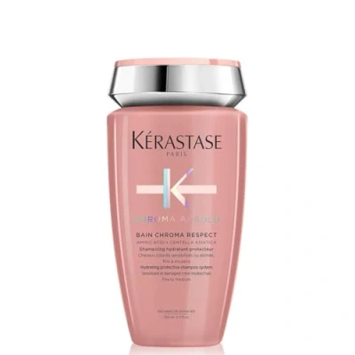 Obrázek Kérastase pečující šampon pro poškozené a barvené vlasy, větší lesk pružnost, Bain Chroma Respect, Absolu, 250 ml