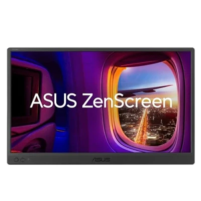 Obrázek ASUS ZenScreen MB169CK přenosný USB monitor 15,6 palců Full HD 1920 x 1080, Dual Type C, Mini HDMI, autorotation, lehký design, 360 Kickstand, Sleeve IPS panel, 16:9, antireflexní