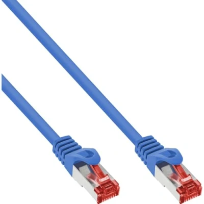 Obrázek InLine 76403B S/FTP propojovací kabel (250 MHz, PVC, měď, 3 m) modrý