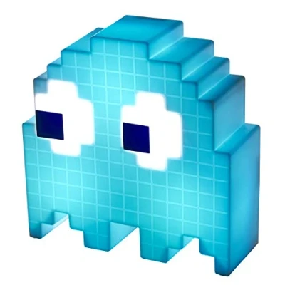 Obrázek Pacman Lampe Ghost Light Farbwechsel Leuchte Verschiedene Leuchtmodi, zB. Musikmodus Höhe ca. 26 cm inkl. USB Kabel